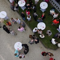 Séminaire d'entreprise dans un domaine événementiel en Wallonie – salle équipée du Scaubecq